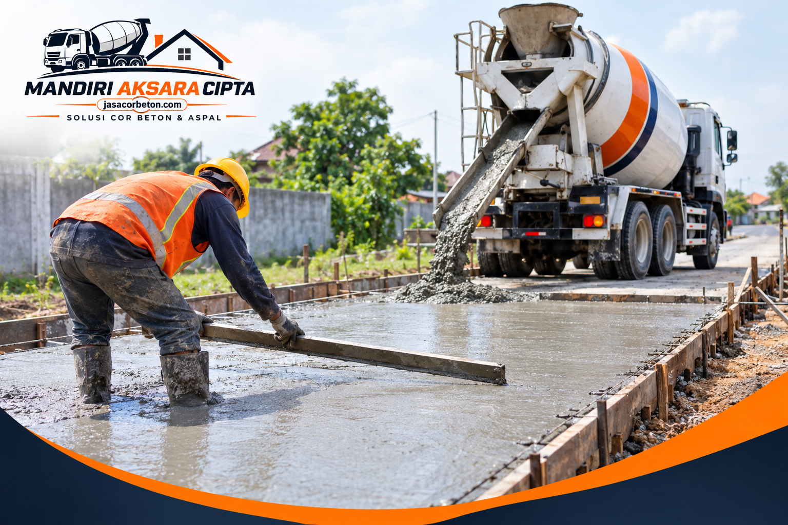 Harga Cor Beton Jalan per Meter dengan layanan cor beton profesional untuk kebutuhan jalan dan konstruksi