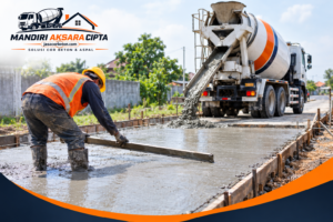 Harga Cor Beton Jalan per Meter dengan layanan cor beton profesional untuk kebutuhan jalan dan konstruksi
