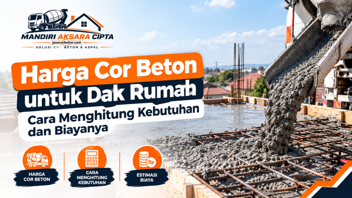 Harga Cor Beton Untuk Dak Rumah dengan Beton Ready Mix untuk pengecoran dak rumah